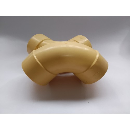 CODO SANITARIO 3"X90°