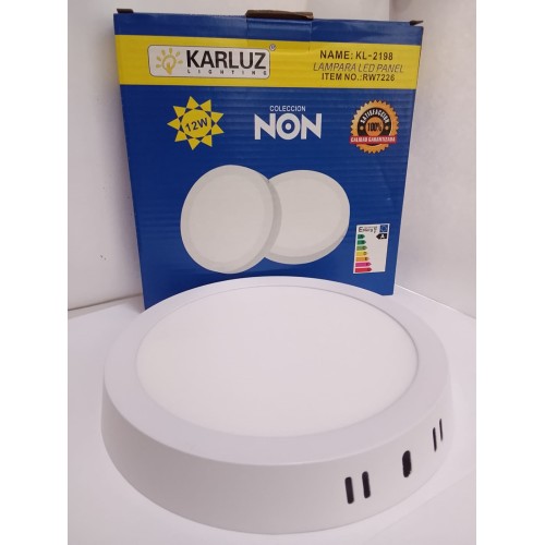 LAMPARA 12W SOBREPONER