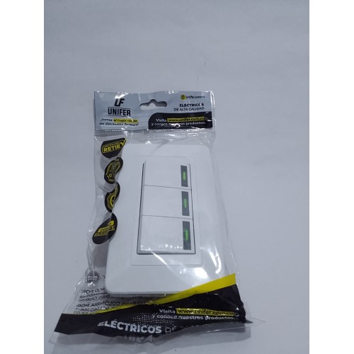 INTERRUPTOR TRIPLE UNIFER